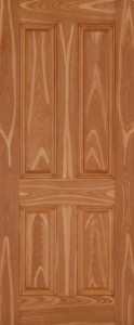 Fiberglass wood grain doors